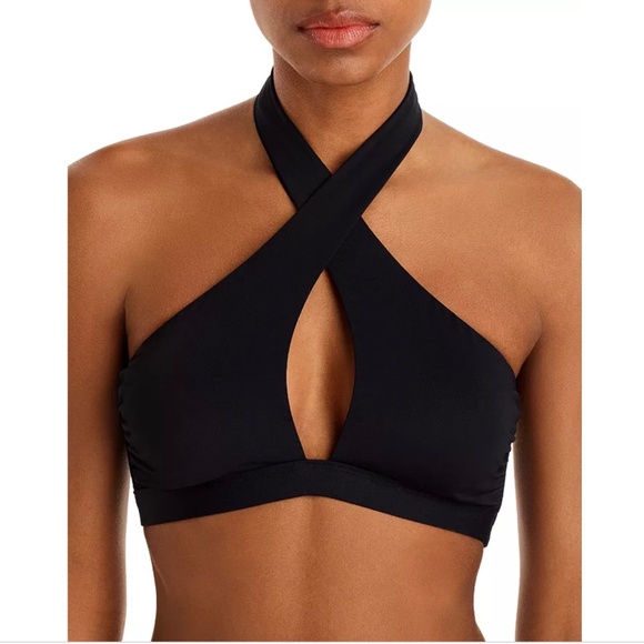 Aqua Swim Twisted Halter Bikini Top New With Tags size XL - Picture 2 of 7